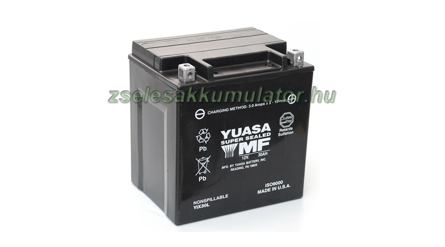 Yuasa YIX30L 12V 30Ah gondozásmentes AGM (zselés) motor akkumulátor