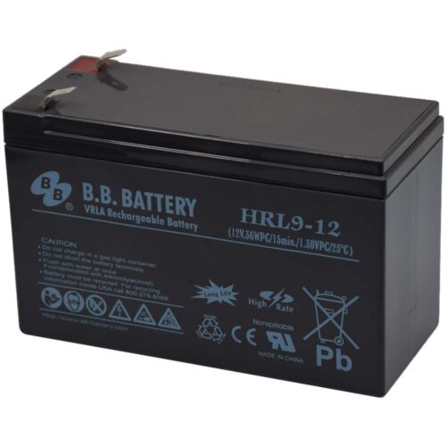 BB Battery 12V 9Ah Zselés akkumulátor BB-HRL9-12