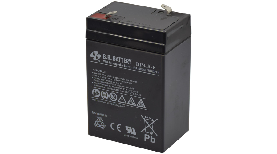 BB Battery 6V 4,5Ah Zselés akkumulátor