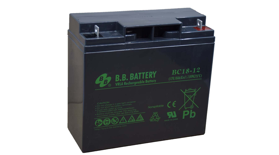 BB Battery 12V 18Ah Zselés akkumulátor