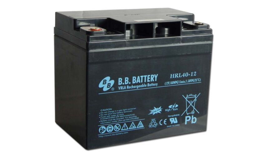 BB Battery 12V 40Ah HRL40-12 Longlife Zselés akkumulátor