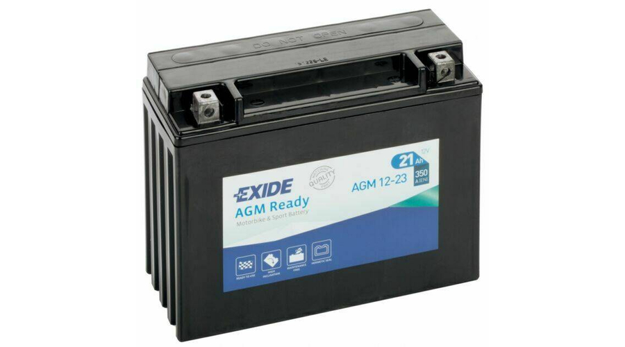 Exide AGM 12-23 (Y50-N18L-A) 12V 21Ah gondozásmentes AGM (zselés) motor akkumulátor
