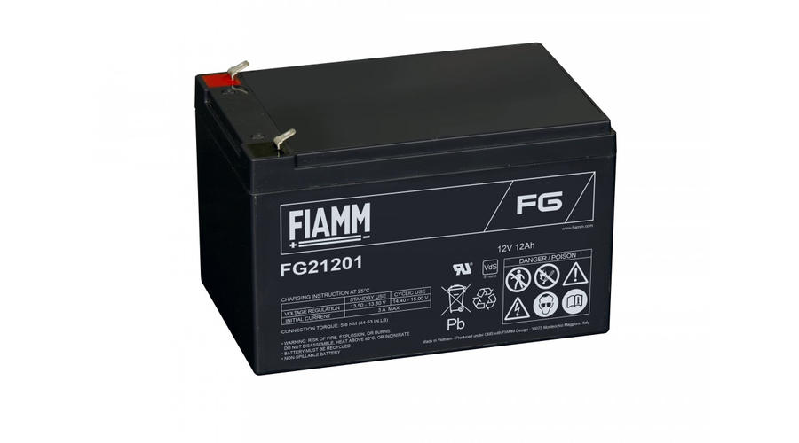 FIAMM 12V 12Ah Zselés akkumulátor FG21201