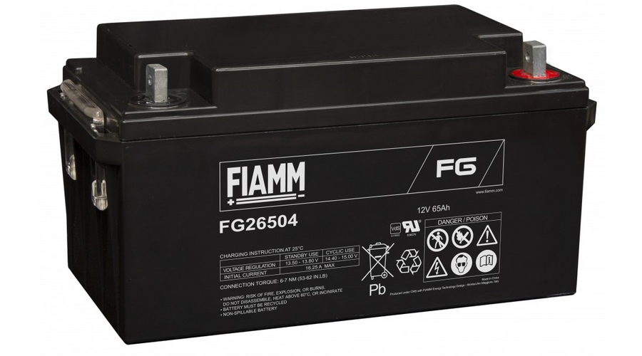 FIAMM 12V 65Ah Zselés akkumulátor FG26504