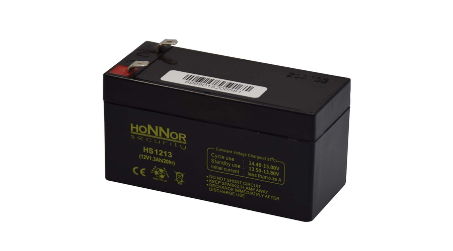 Honnor Security 12V 1,3Ah Zselés akkumulátor