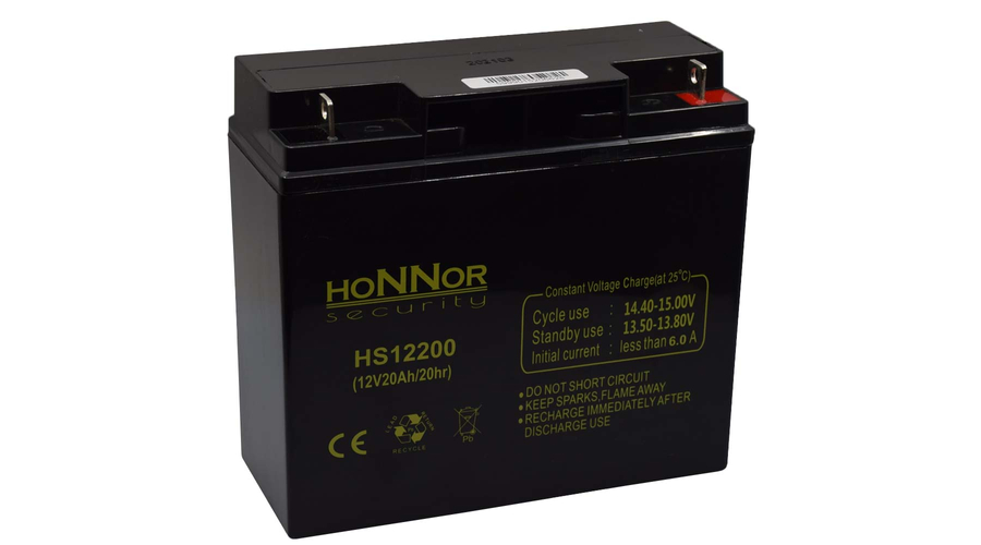 Honnor Security 12V 20Ah Zselés akkumulátor 