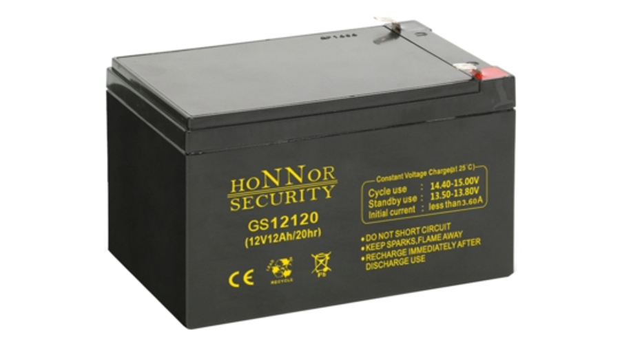 Honnor Security 12V 12Ah Zselés akkumulátor 