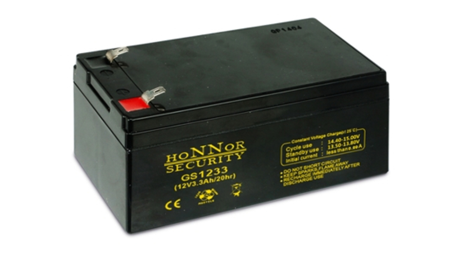 Honnor Security 12V 3,3Ah Zselés akkumulátor 