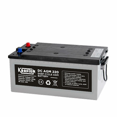 Krafton KCD12-220 12V 220Ah Ciklikus Zselés akkumulátor