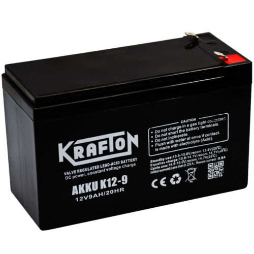 Krafton K12-9 12V 9Ah Zselés akkumulátor
