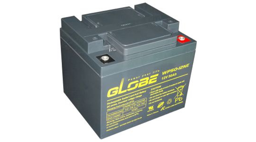GLOBE 12V 50Ah Zselés akkumulátor WP50-12NE