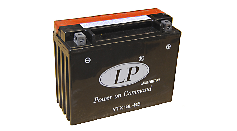 Landport YTX18L-BS 12V 18Ah gondozásmentes AGM (zselés) motor akkumulátor