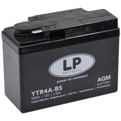 Landport YTR4A-BS 12V 2,3Ah gondozásmentes AGM (zselés) motor akkumulátor