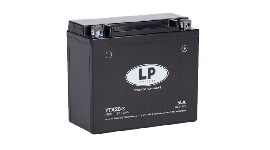 Landport YTX20-3 (YTX20L-BS) 12V 18Ah gondozásmentes AGM (zselés) motor akkumulátor