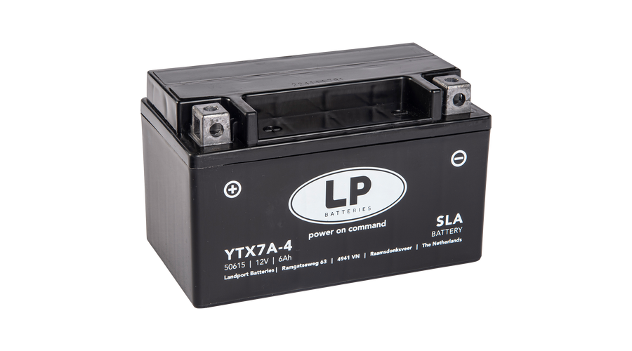 Landport YTX7A-4 12V 6Ah gondozásmentes AGM (zselés) motor akkumulátor