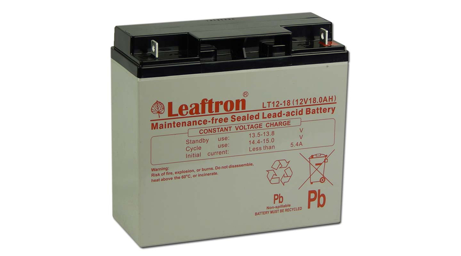 Leaftron 12V 18Ah  Zselés akkumulátor LT12-18