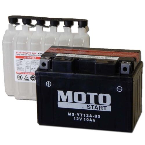 MotoSTART YT12A-BS 12V 9,5Ah gondozásmentes AGM (zselés) motor akkumulátor