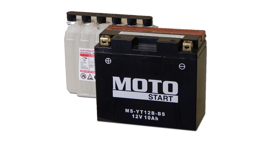 MotoSTART YT12B-BS 12V 10Ah gondozásmentes AGM (zselés) motor akkumulátor