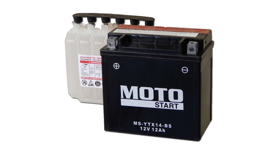 MotoSTART YTX14-BS 12V 12Ah gondozásmentes AGM (zselés) motor akkumulátor