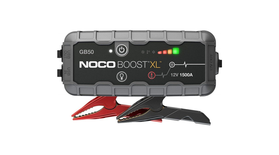 NOCO GB50 indításrásegítő (12V 1500 Amper), BOOST XL,  Bikázó, Lámpa, Power Bank