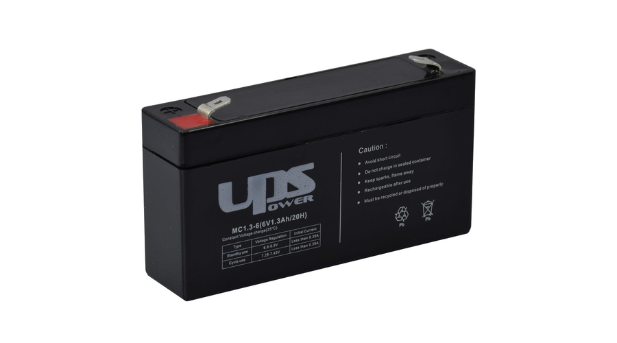 UPS Power MC1,3-6 6V 1,3Ah Zselés akkumulátor