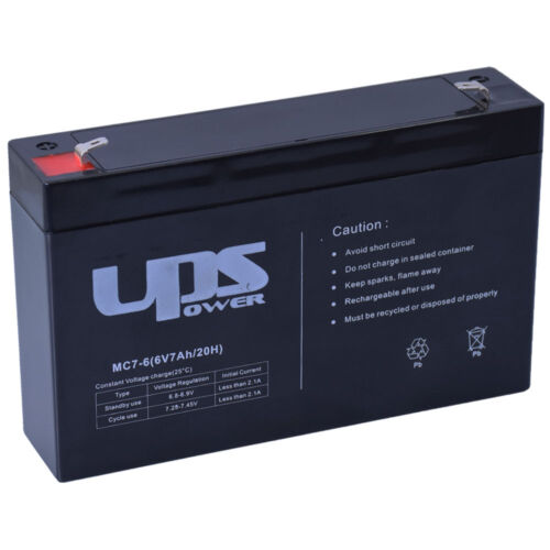UPS Power MC7-6 6V 7Ah Zselés akkumulátor