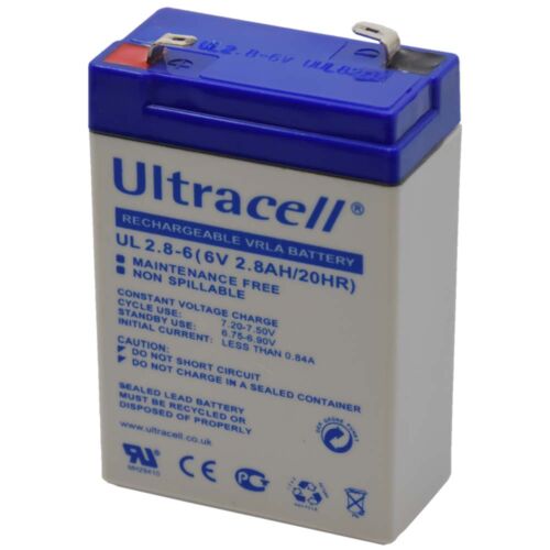 Ultracell 6V 2,8Ah Zselés akkumulátor