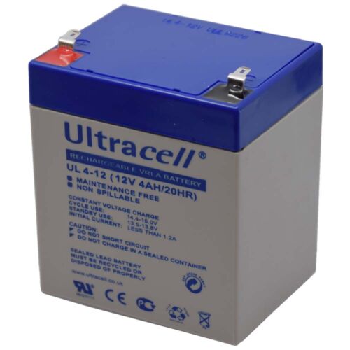 Ultracell 12V 4Ah Zselés akkumulátor