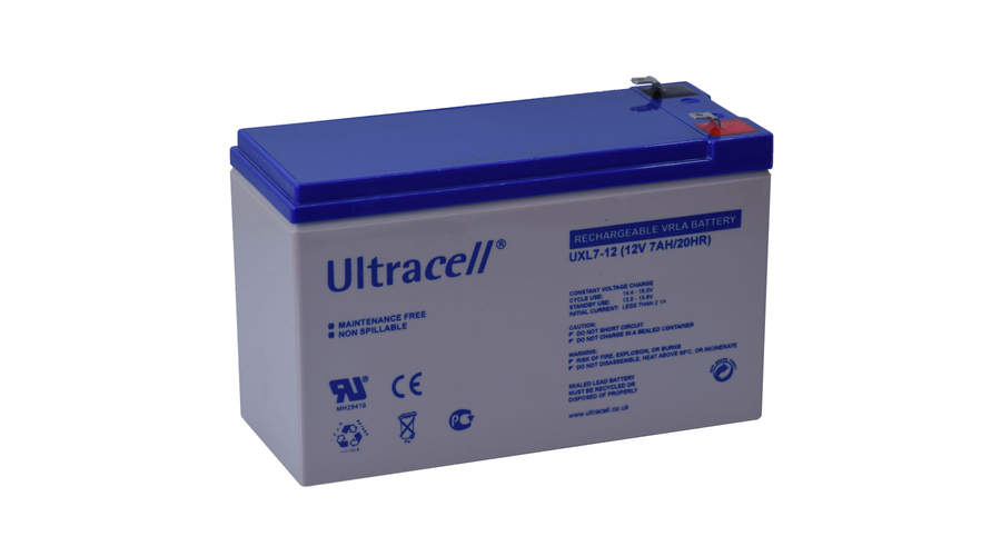 Ultracell 12V 7Ah Zselés akkumulátor