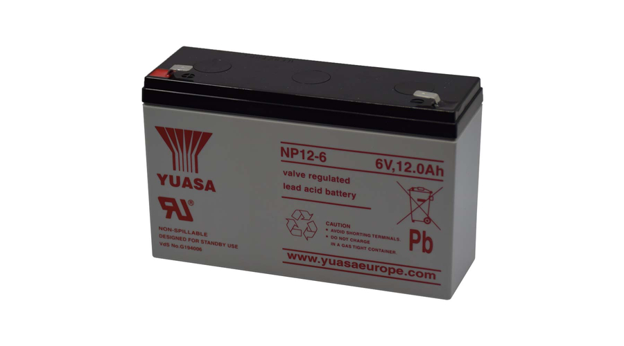 Yuasa 6V 12Ah Zselés akkumulátor