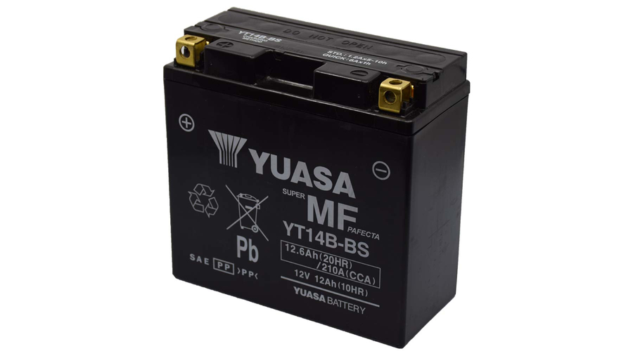 Yuasa YT14B-BS 12V 12Ah gondozásmentes AGM (zselés) motor akkumulátor