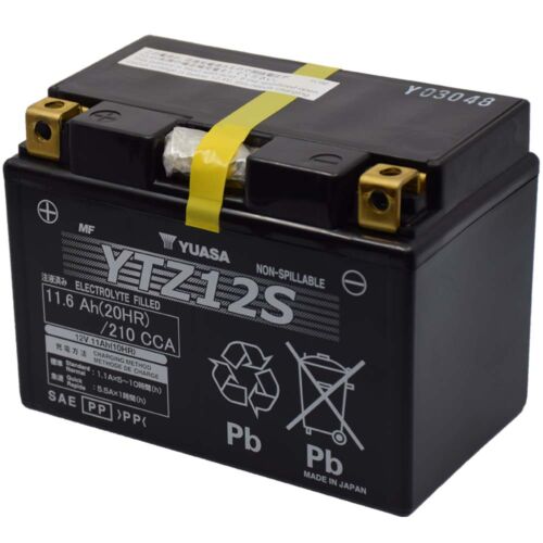 Yuasa YTZ12S 12V 11,6Ah gondozásmentes AGM (zselés) motor akkumulátor