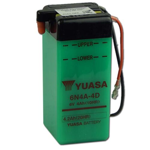 Yuasa 6N4A-4D 6V 4Ah Motor akkumulátor sav nélkül