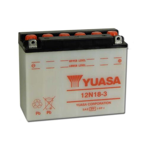 Yuasa 12N18-3 12V 18Ah Motor akkumulátor sav nélkül