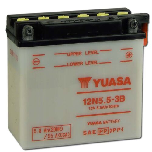 Yuasa12N5,5-3B 12V 5,5Ah Motor akkumulátor sav nélkül