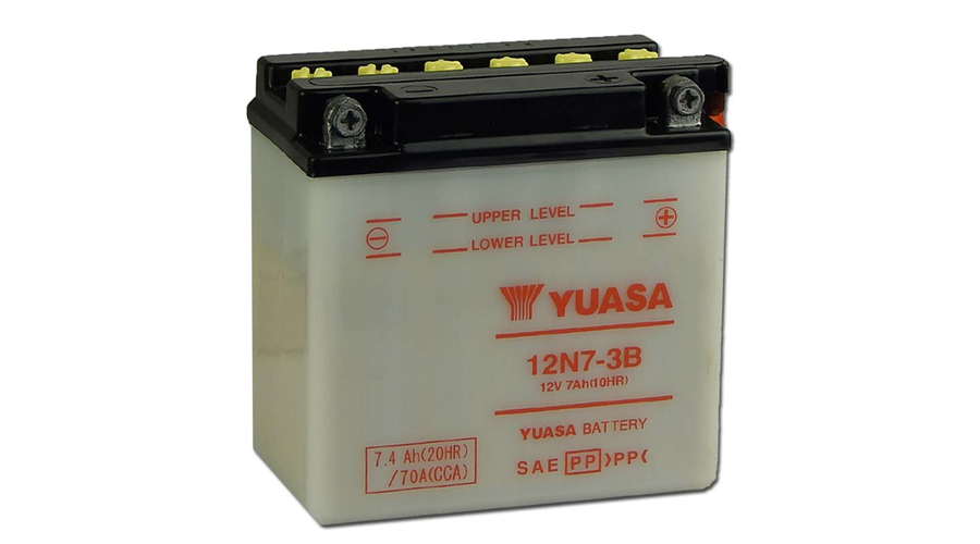 Yuasa12N7-3B 12V 7Ah Motor akkumulátor sav nélkül