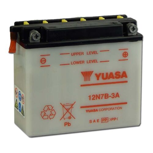 Yuasa12N7B-3A 12V 7Ah Motor akkumulátor sav nélkül