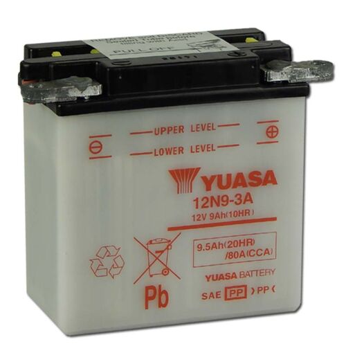Yuasa 12N9-3A 12V 9Ah Motor akkumulátor sav nélkül