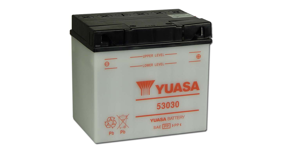 Yuasa 53030 12V 30Ah Motor akkumulátor sav nélkül