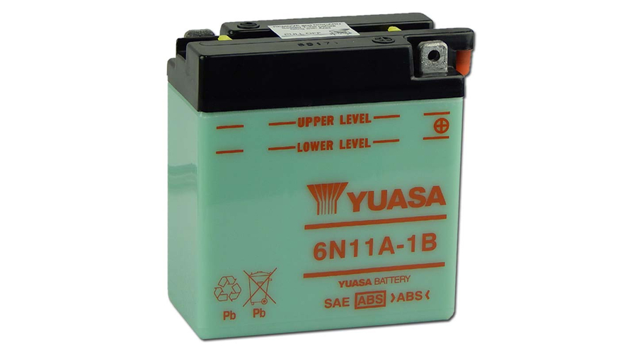 Yuasa 6N11A-1B 6V 11Ah Motor akkumulátor sav nélkül