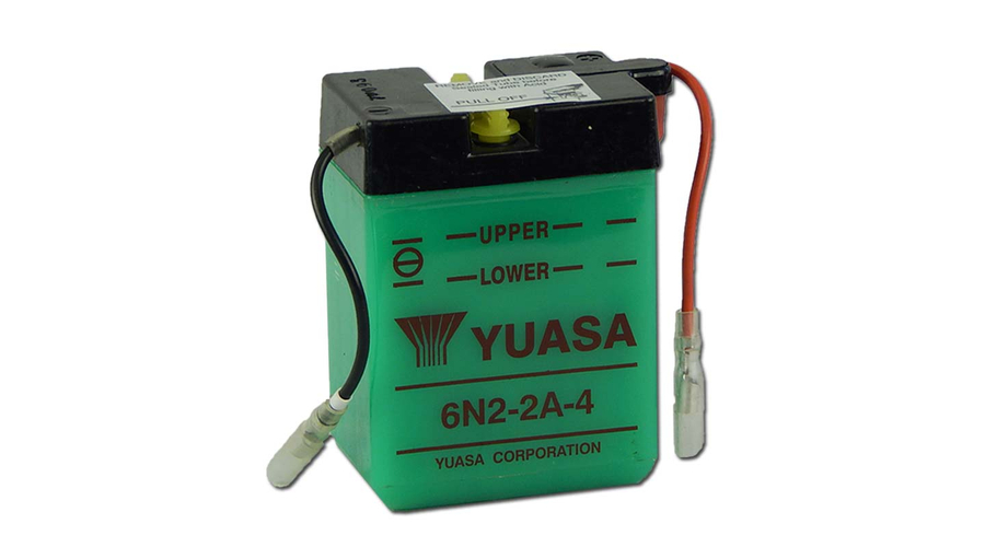 Yuasa 6N2-2A-4 6V 2Ah Motor akkumulátor sav nélkül