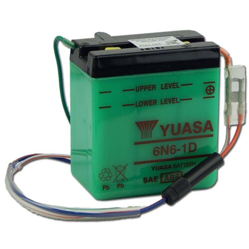 Yuasa 6N6-1D 6V 6Ah Motor akkumulátor sav nélkül
