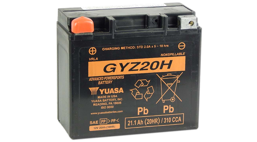 Yuasa GYZ20H 12V 20Ah gondozásmentes AGM (zselés) motor akkumulátor