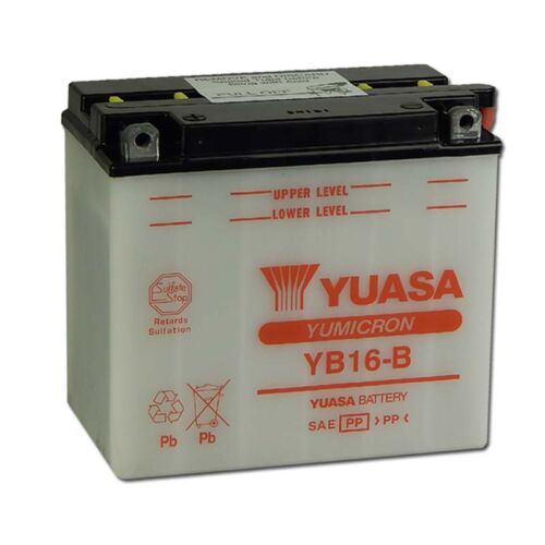 Yuasa YB16-B 12V 19Ah Motor akkumulátor sav nélkül