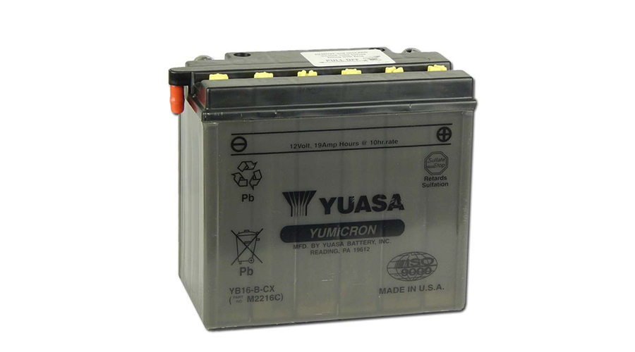 Yuasa YB16B-CX 12V 19Ah Motor akkumulátor sav nélkül