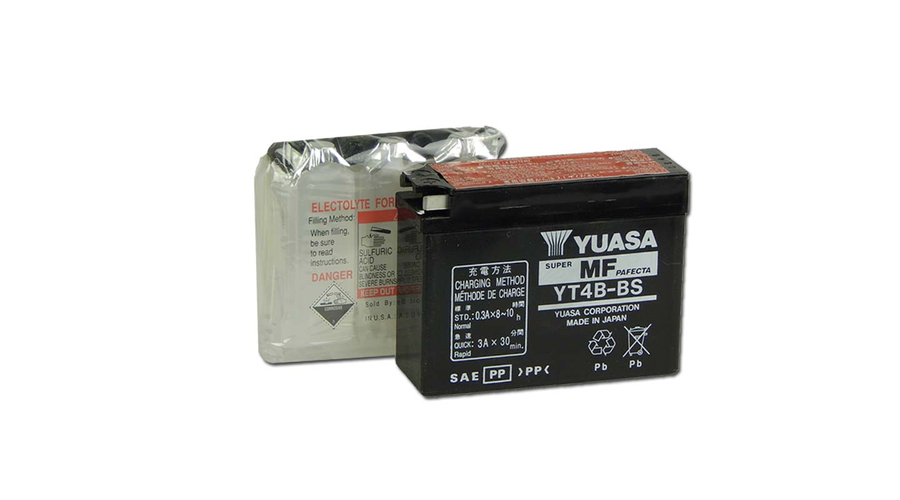 Yuasa YT4B-BS 12V 2,3Ah gondozásmentes AGM (zselés) motor akkumulátor