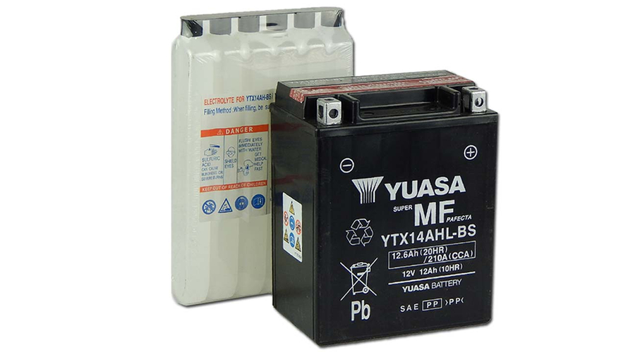 Yuasa YTX14AHL-BS 12V 12Ah gondozásmentes AGM (zselés) motor akkumulátor