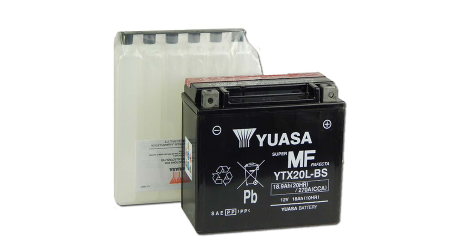 Yuasa YTX20L-BS 12V 18Ah gondozásmentes AGM (zselés) motor akkumulátor