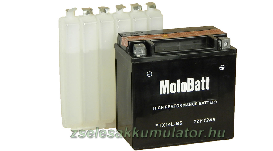 MotoBatt YTX14L-BS 12V 12Ah Motor akkumulátor