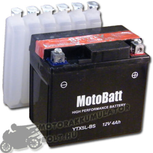 MotoBatt YTX5L-BS 12V 4Ah Motor akkumulátor